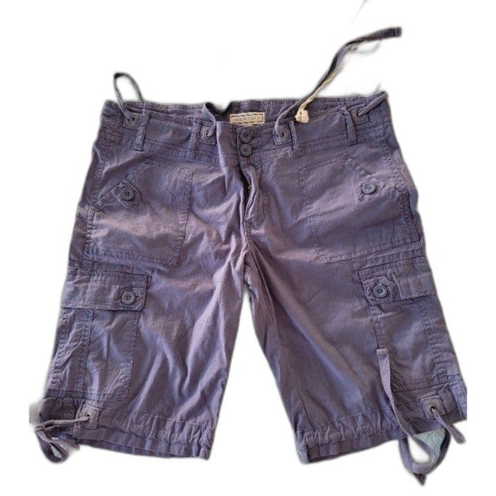 Heritage Juniors Bermuda Cargo Shorts Navy Blue 11 New W Tags